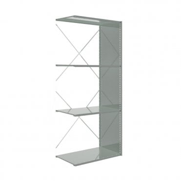 Link51 Essentials Stormor Solo Open Back Bay Shelving - Extension Bay