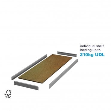 Stockrax - Heavy Duty Premium Shelving - Extra Shelf Levels