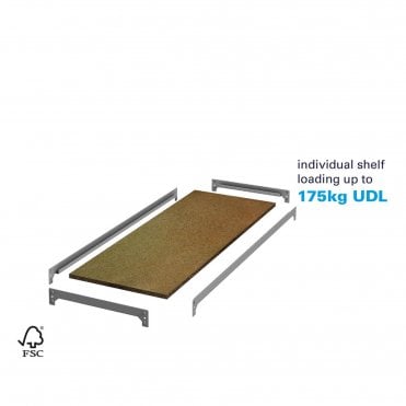Stockrax - Premium Shelving - Extra Shelf Levels