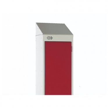 Retro fitted Sloping Tops for Standard Lockers - Nest of 3